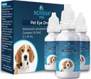 NOVEHA Pet Drops Wash - Gentle & Safe Cleansing for Dogs, Cats, Horses & Rabbits - 3x10ml