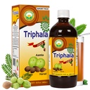BASIC AYURVEDA Triphala Juice CLAS124; 16.23 Fl Oz (480ml) CLAS124; Organic Fruit Juice of Amla Bibhitaki & Haritaki CLAS124; Natural Source of Vitamin C CLAS124; for Health Hair & Digestion