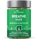 Nádech Inhaler Supplement - Sinus, Plíce, Open & Clear Airways - Sezónní Nasal Health, Bronchial Wellness, Zdravý hrudník - Quercetin, Vitamin D, Bromelain pilulky - 60 Vegetariánské měkké kapsle