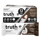 Truth Bar Zdravý Snack, Omega 3 z Chia, Plant based, Prebiotika & Probiotika, Vysoká vlákna, Nízký cukr, Keto, Kosher, Tmavá čokoláda, Vegan, Gluten Free, 12 Ct, 45g ea.