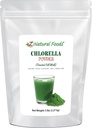 Z Přírodní potraviny Chlorella Powder, Prasklé buněčné stěny rostlinného proteinu, Blue Green Algae Superfood Powder, Ideální pro Smoothies, Nápoje, recepty, Surové, Non GMO, Gluten Free, Vegan, 5 liber