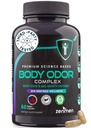 Zenmen Přirozeně tělo deodorační dodatek - Tělo zápach Eliminator pilulky - Vnitřní deodorant pro spodní zbraně, intimní oblasti, a soukromé části - 60 Vegan Kapsle. Vyrobeno v USA