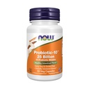 Nyní Potraviny Doplňky, Probiotic- 10 ™, 25 Milionů, s 10 Probiotické srážky, mléčná, sójová a gluten zdarma, Stuin ověřený, 50 Veg Kapsle