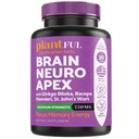 Nootropic Brain Supplement For Focus, Energy, Memory & Clarity Booster CLAS124; Fast Absorption Brain Vitamíny pro dospělé - Nootropické pilulky s Ginkgo Biloba, St Johns Wort, Bacopa Monnieri
