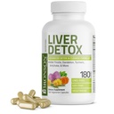 Bronson Játra Detox Advanced Detox & Cleansing Formule podporuje zdraví funkce jater s mléčným bodlákem, kořen pampelišky, kurkuma, Artichode Leaf & More, Non- GMO, 180 Vegetariánské kapsle