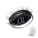 Lashify Curl 12mm Gossamer Eylash Extensions Refill in Ombre Purple, Easy DIY False řasy pro přírodní vzhled