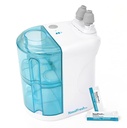 NASALFRESH MD - Dual Powered Nasal zavlažovací systém Nasal Rinse and Wash - Sinus Decongestant Relief System w / 30 Saline Packets - Dobitelné - 1 sada Nos polštáře - Snoring Remedy