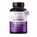 Glycinát hořečnatý 400mg - 5X Vyšší absorpce - Podpora stresu Relief, Spánek, Zdraví kostí - 100% Chelated - Čistá hořčík Dodatek - 90 Veggie Kapsle