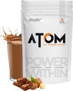 Asitis Nutrition AS- IT- is Atom Whey Protein 1kg / 35.2 Oz with Digestive Enzymes Authorisa124; USA Labdoor Certified for Accuracy & Purity Authorisation 124; Choco Hazel Fusion Flavor 124; 27g Protein Authorisa124; 5.7g Bcaaâ