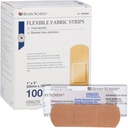 Jindřich Schein Sterilní Adhesive Fabric Bandages, 1 "x 3" - Krabička 100 ohebných, dýchatelných proužků - Měkké, protažené nábojnice pro první pomoc, lékařské použití, klinika a nouzové soupravy