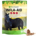 Silver Lining Herbs Infla- Aid for Horses - Natural Anti Inflamentation Supplementary for Inflamination Relief - Podporuje obnovu, pohodlí a mobilitu v mušlích, Tendons & Joints - 1 LB Bag (60 Služeb)
