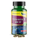 America Medic & Science Vitamin E 400 IU (60 Softgels) Dietní dodatek, který podporuje srdce zdraví, podporuje zdravou pleť, vlasy, oči a imunitní systém current 124; Dl- Alpha Tocopheryl acetát gelové kapsle