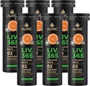 Auric Bylinné Podpora jater dodatek 124; Mléko Thistle (Silymarin), kurkuma, Česnek, Zázvor pro jater pokročilé Detox & Cleansing Formule pro aktivní játra 124; 120 Tablety 124; Plant based gluten- free
