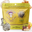 ODD Balls Organic Energy Balls Lemon - Superfood Houbový Snack - Běhání, Cyklistika, Turistika - Gels, Bary Alternative - Lion 's Mane Focus, Cordyceps Energy - Vegan, Gluten zdarma Snacks pro děti a dospělé