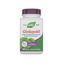 Nature 's Way Ginkgold Advanced Ginkgo Extract, Podporuje paměť, Focus & Cognitive Function *, Ginkgo Biloba Extract, 150 Tablety (Balení květen Vary)