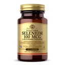 Solgar Yeast-Free Selen 100 mcg - 100 Tablet - Podporuje antioxidační a imunitní systém zdraví - Non- GMO, gluten Free, mlékárenské zdarma, Kosher - 100 Služeb