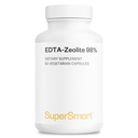 Supersmart - EDTA Zeolit 98% (Advanced Formule) - s mléčným Thistle & Petržel - High Potency Dodatek 124; Vyrobeno v USA 124; Non- GMO & gluten zdarma - 90 Vegetariánské Kapsle