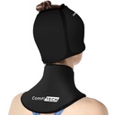 ComfiTECH Cold Cap and Neck Ice Pack Wrap Gel Combo, Care Package for Head and Cervical, střední