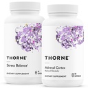 THORNE - Adrenal Support Bundle - Stress Balance & Adrenal Cortex Combo - Stres Balance and Adrenal Cortex - 30 až 60 Služeb