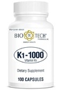 K1- 1000 (Vitamin K1) 100 Kapsle - 3 Pack - Bio- Tech Pharmacal