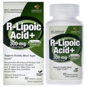Gencomed Naturals R- Lipoic Acid Dietary Supplementary 124; Vegetarian Acid 124; Vegetarian Acid 124; Gluten Free Acid 124; Non GMO Acid 124; 300mg (60 kapslí) 124; Single Count