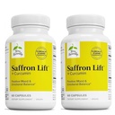 Terry Přirozeně Saffron Lift + Curcumin - Bylinný doplněk s Curcumin - Non- GMO Saffron & Brain Curcumin Kapsle - Koncentrace & Relaxation Supplement - 60 Kapsle (Balení po 2)