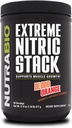 NutraBio Extreme Nitric Stack, Oxid dusnatý a Buněčné Volumiza- 30 Servings (Krvavý pomeranč)