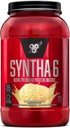 BSN SYNTHA- 6 syrovátkový proteinový prášek, vanilkový mléčný izolát proteinový prášek s micelárním kaseinem, zmrzlina, 28 porcí (balíček May Vars)