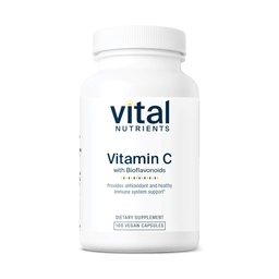 Vitamin C s bioflavonoidy * Vitamin C a 500 mg Citrus Bioflavonoid 124; Lepek, mlékárenský a sójový doplněk pro imunitní podporu * Vitamín C a 500 mg Citrus Bioflavonoid 124; Lepek, mlékárenský a sójový bezvodý 124; Non- GMO CLAO124; 100 Kapsle