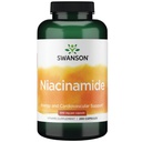 Swanson Niacinamid Karbohydrát Metabolismus Společná zdravotní podpora 500 miligramů 250 Kapsle