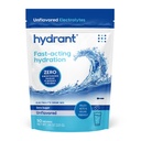 Hydrant - Bulk Hydration Powder, Neochucený, 50 Servings Fast acting Electrolyte Rehydratation Powder - Zero Sugar Flavorless Drink Mix for Denní použití, Travel & Workouts
