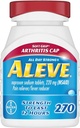 Aluve Soft Grip Artritis Cap Tablets, Fast Acting All Day Pain Relief for Heads, Muscle Aches, and Fever Reduction, Naproxen Sodná Kapsle, 220 mg, 270 Počet