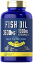 Carlyle Fish Oil 3600mg PHARMAN124; 1080mg Omega 3 PHARMAN124; 120 Count PHARMAN124; Non-GMO a gluten zdarma dodatek