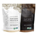 Truvani Plant Based Protein Powder - USDA Certified Organic, Vegan, Non-GMO, Dairy Free, Soy Free, & Gluten Free - 2 balení po 20 Servings Each (Chocolate & Vanilla)