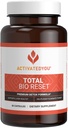 ACIVATEDYOVÁ celkem Bio Reset - Detox Formule pro čištění a splachování trávicího systému pro zářivou pleť a trvalou energii w / Chlorella, Kiwi Ovoce, a Dandelion Root (60 Kapsle)
