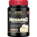 ALLMAX HEXAPRO, French Vanilla - 2 libry - 25 gramů proteinu per Serving - 8hodinová trvalá verze - Nulový cukr - 21 Služeb