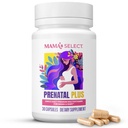 Mama 's Select Prenatal Vitamíny pro ženy - Allergen- Free, MTHFR Friendly, Methylovaný folát & B Vitamíny, Easyto- Digest, Podporuje vývoj plodu, Jednou denně, Vegan, No Biotin