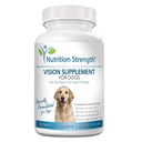 Oční péče o psy Denní Vision Dodatek s Lutein, Zeaxanthin, Astaxanthin, CoQ10, Borůvkové antioxidanty, Vitamin C, Vitamin E Podpora pro problémy s očima psa, 120 žvýkací tablety