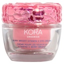 KORA Organics Berry Bright Firming Vitamin C Eye Cream, Hydrate & Posilovat, Certified Organic, Cruelty Free, Refillable, 0.50 fl oz