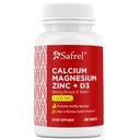 Safel vápník hořčík zinek s vitamínem D3, 300 tablety - vápník 1000 mg, hořčík 400 mg, zinek 20 mg a D3 600 IU na jedno podání