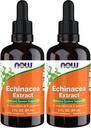 Nyní doplňky, Echinacea Extract Liquid s kapátkem, Podpora imunitního systému *, 2-Ounce (Balení po 2)