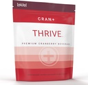 Le-Vel Thrive Cran + 124; Bylinné doplňky Prášek pro močové trakt Zdraví 124; s D-Mannose, Cranberry, jablečný ocet a antioxidanty 124; 30 Packets