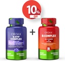 ORZAX 5 HTP komplex 100 Mg 120 Vegetabilní kapsle a vitamin B komplex, B Vitamíny s Choline & Inositol 120 Kapsle, Bundle