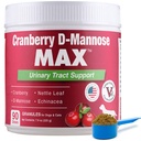 Cranberry D Mannose MAX - Dog Urinary Tract (UT) Zdraví, močová měchýř a ledviny Supplementary - UTI kontrola močového měchýře pro Dogs- Granules (90 dávek)