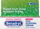Benadryl Itch Stopping Cream Původní síla 1 oz (Balení po 6)