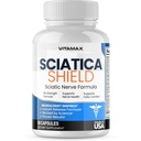Sciatic Nerve Health Supplement - 10x Formule Alpha Lipoová kyselina kyselina listová, kurkuma, Glucosamine, MSM, vitamin B Complex - Made in USA - 60ct