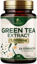 Zelený čaj Extract Kapsle 1000 mg - Standardizované 45% EGCG & 98% Polyfenoly - 3X Síla Zelený čaj pilulky pro přírodní energii - Podporuje srdeční zdraví, bylinný dodatek, Vegan, Non- GMO - 240 Kapsle