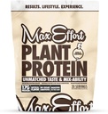 MAX EFFORT Plant Protein Powder, 17 G Pea Protein, Plant based, Gluten Free, Nízký karb, Protein Shake nebo Smoothie Mix, Výměna jídla, No Syrovátka, No Sugar Sub, Vanilla Cinnamon, 20 Srvg