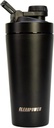 CleanPower Stainless Steel Shaker Bottle 124; Perfect for Protein Shakes, Pre- Workout, Smoothies, Coffee, atd. 124; Odor- Resistant CLAN124; BPA Free Lid (Matte Black)