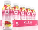 RYSE Čirý proteinový nápoj - Jahodové banány - 100 kalorií, 22g syrovátkový izolát protein Shake, Sugar- Free, 0g Tuk & Lactose- Free - Občerstvení Ready- to- Drink Nápoje - 16.9 fl oz Lattles (12-Pack)